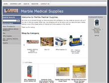 Tablet Screenshot of marblemedical.com